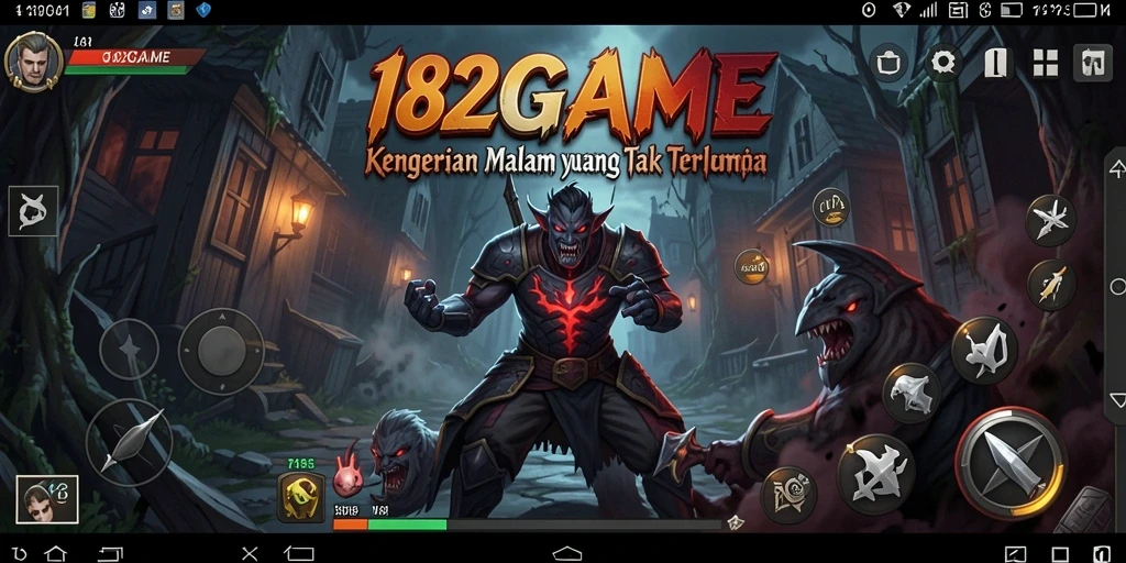 Screenshot gameplay menegangkan dalam suasana Horror.