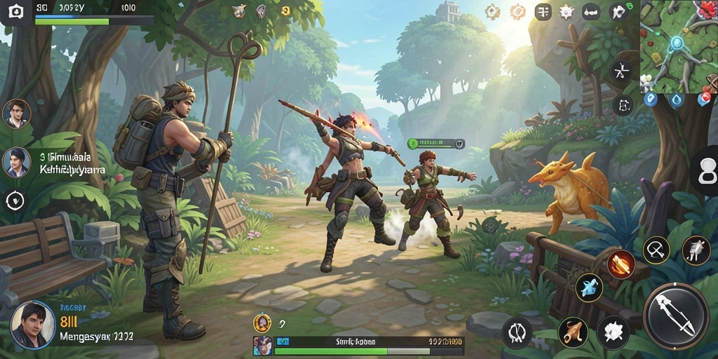 Tampilan gameplay 8II yang menarik dan interaktif.