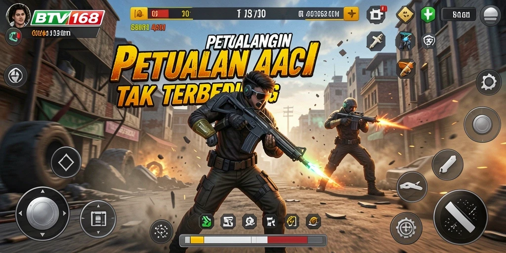 Tangkapan layar BTV168 menunjukkan pertempuran seru dalam aksi.