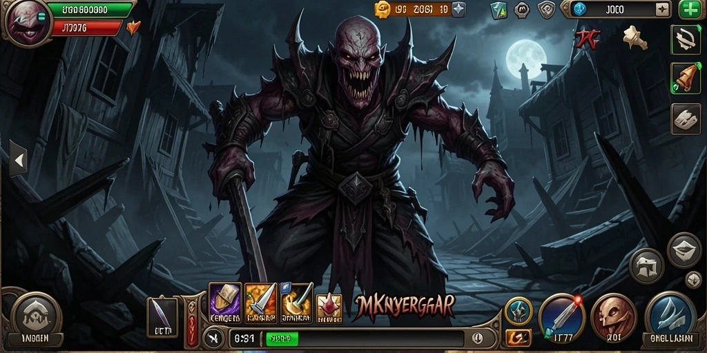 Gameplay mencekam di dalam dunia kegelapan yang menakutkan.
