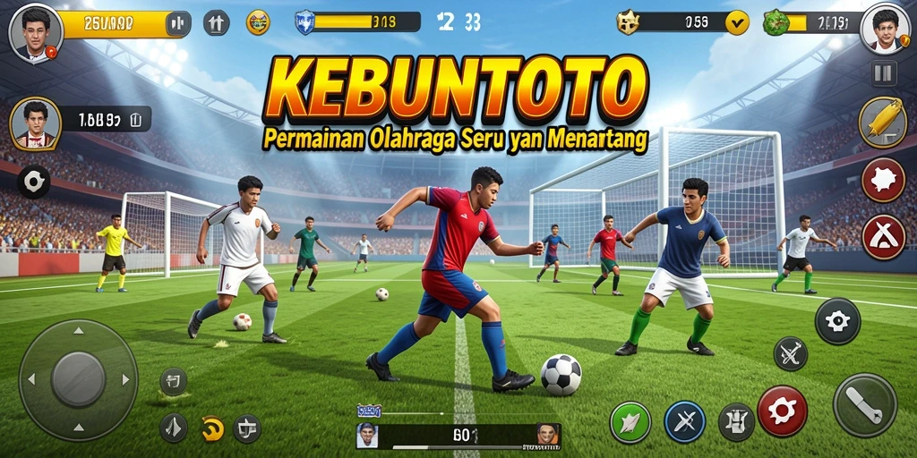 Gameplay seru KEBUNTOTO dengan berbagai olahraga yang menantang.
