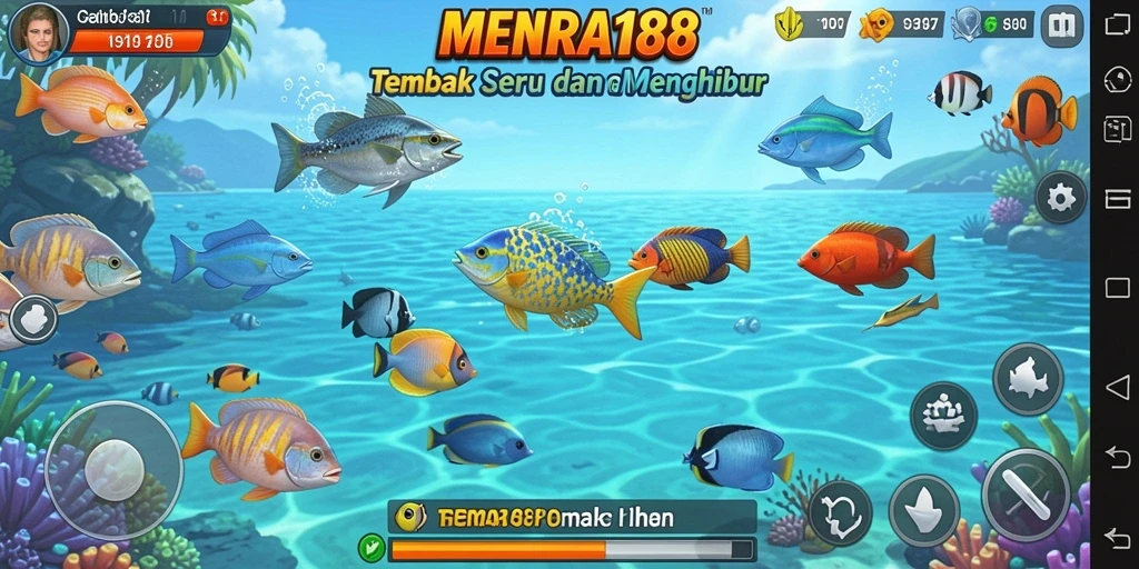 Tampilan menarik dari gameplay Tembak Ikan di MENARA188.