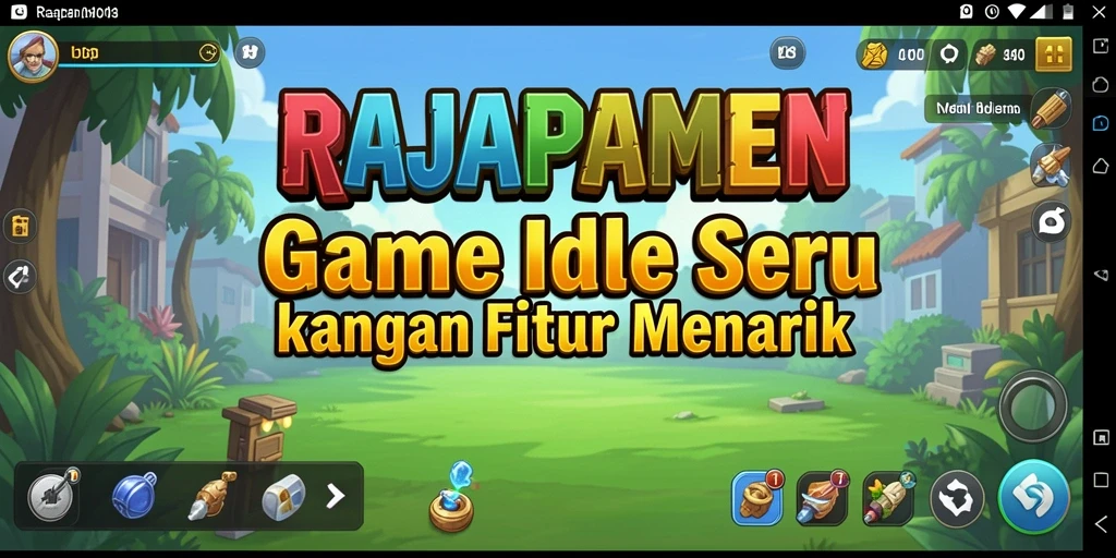 Tampilan gameplay seru dalam RAJAPAMEN.