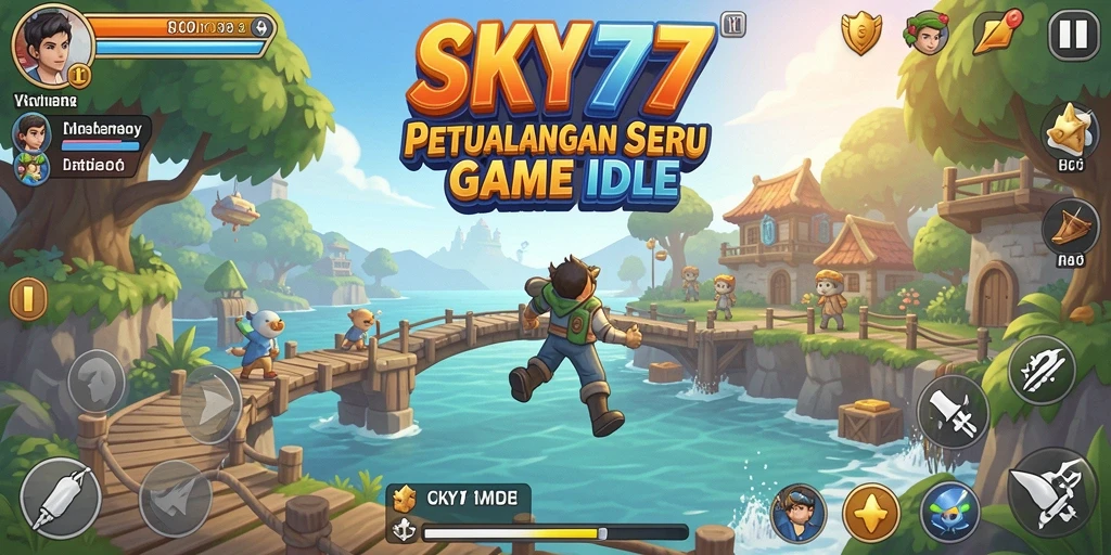 Tampilan gameplay menarik dari SKY77 dalam kategori Idle.