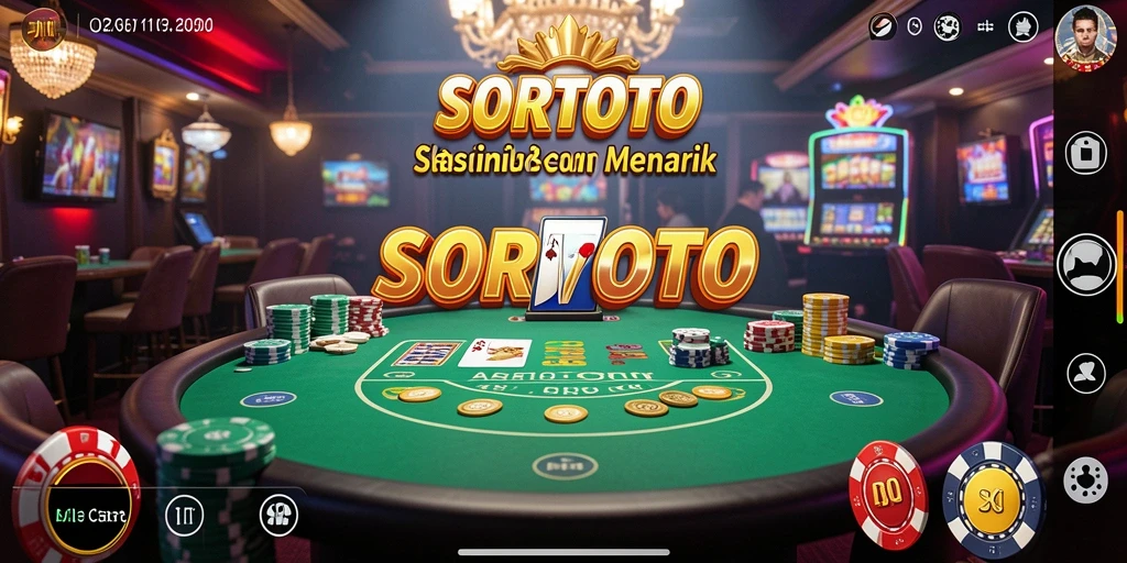 Tampilan gameplay seru SORTOTO yang mengasyikkan.