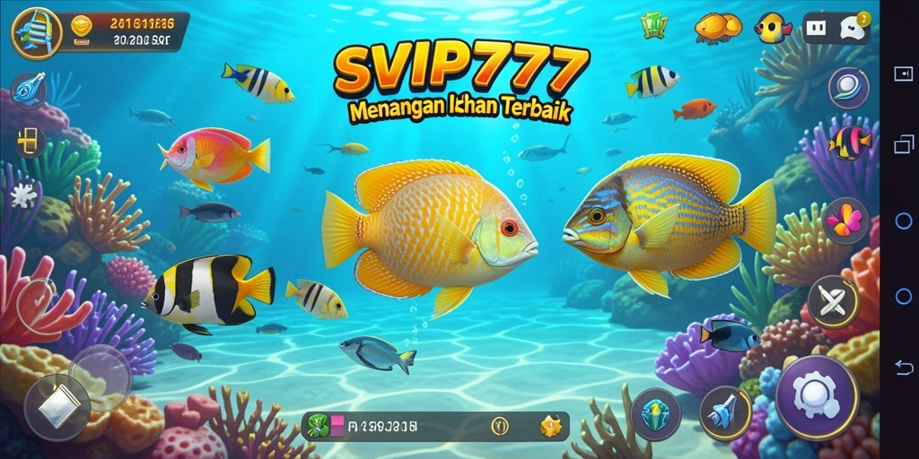 Tampilan gameplay menarik dari SVIP777 dengan pengalaman memancing.